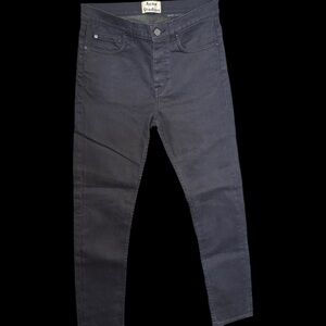 Acne Studios Men's Dark Blue Jeans